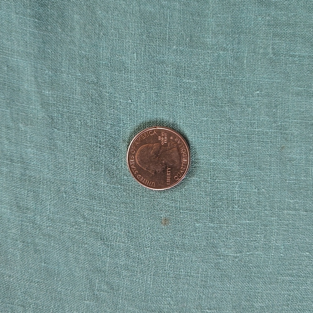 GUC Bryn Walker Aqua Linen Tunic Size XL - Picture 9 of 9
